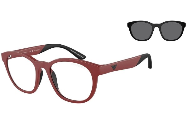 Sonnenbrille Emporio Armani EK4001 50771W Quadratisch Rot