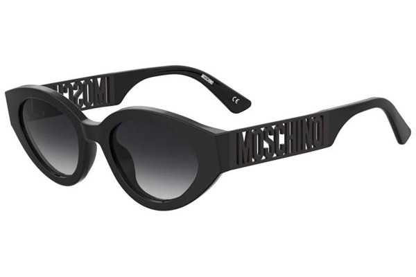 Sonnenbrille Moschino MOS160/S 807/9O Oval Schwarz