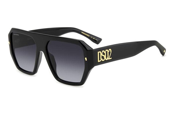 Sonnenbrille Dsquared2 D20128/S 807/9O Flat Top Schwarz