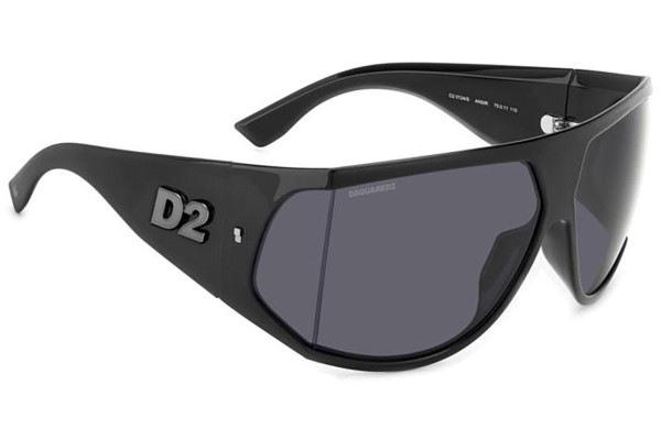 Sunglasses Dsquared2 D20124/S ANS/IR Flat Top Schwarz