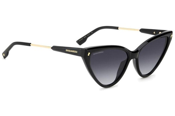 Sonnenbrille Dsquared2 D20134/S 807/9O Cat Eye Schwarz