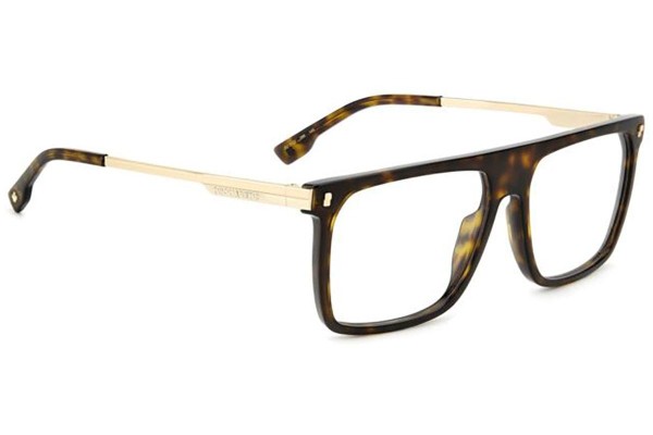 Brillen Dsquared2 D20122 086 Flat Top Havanna