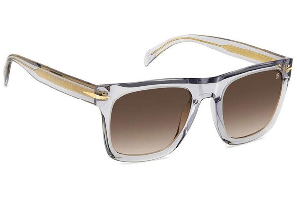 Sonnenbrille David Beckham DB7000/SFLAT 63M/HA Rechteck Kristall