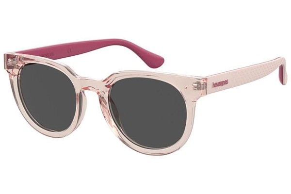 Sonnenbrille Havaianas TAMBAU 35J/IR Rund Rosa