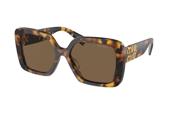 Sonnenbrille Miu Miu MU10YS VAU06B Quadratisch Havanna