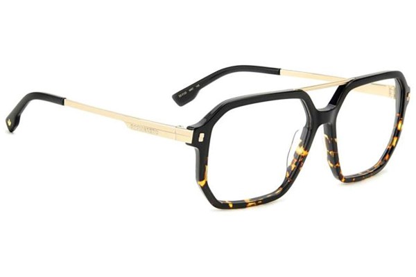 Glasses Dsquared2 D20123 WR7 Quadratisch Schwarz