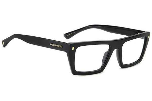 Glasses Dsquared2 D20130 807 Flat Top Schwarz