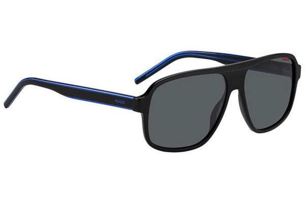 Sonnenbrille HUGO HG1296/S D51/IR Flat Top Schwarz