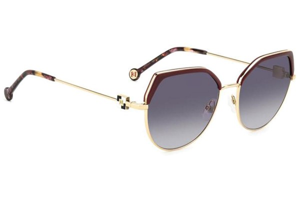 Sunglasses Carolina Herrera HER0238/S 6K3/9O Rund Gold