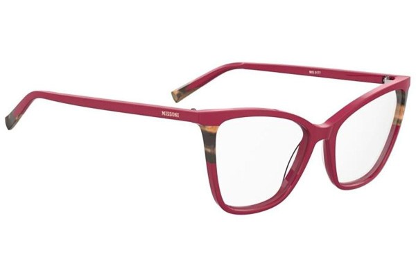 Brillen Missoni MIS0177 0UC Rechteck Rot