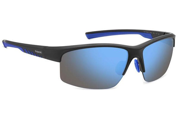 Sonnenbrille Polaroid PLD7018/N/S 0VK/5X Polarized Rechteck Schwarz