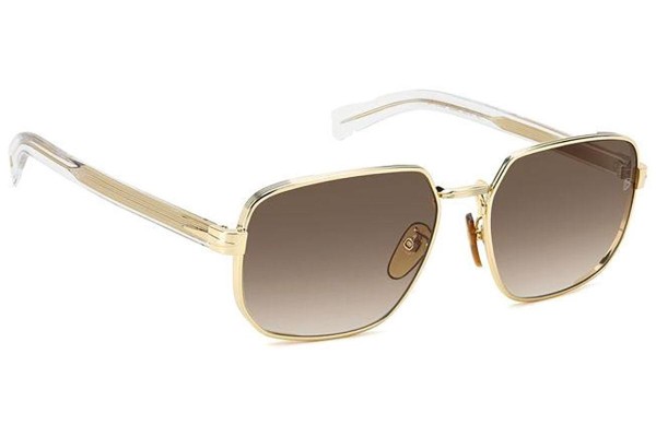 Sunglasses David Beckham DB7121/G/S LOJ/HA Rechteck Gold