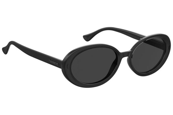 Sonnenbrille Havaianas CALHETAS 807/IR Oval Schwarz