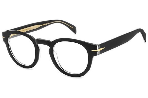 Glasses David Beckham DB7125 7C5 Rund Schwarz