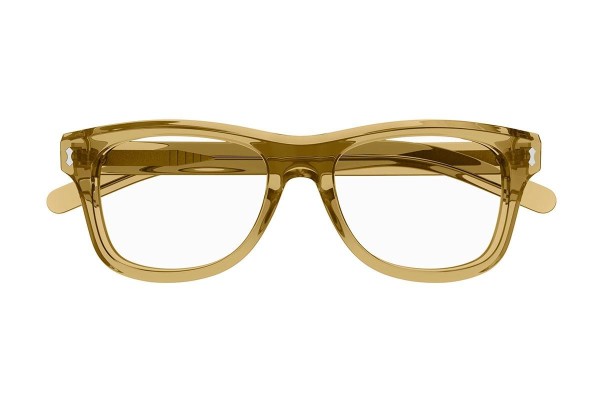 Glasses Gucci GG1526O 008 Quadratisch Gelb