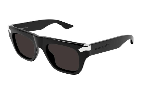 Sonnenbrille Alexander McQueen AM0441S 001 Rechteck Schwarz