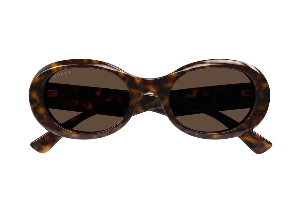 Sonnenbrille Gucci GG1587S 002 Rund Havanna