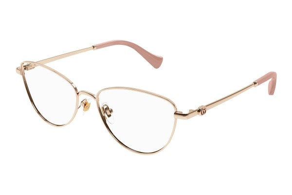 Brillen Gucci GG1595O 002 Cat Eye Gold