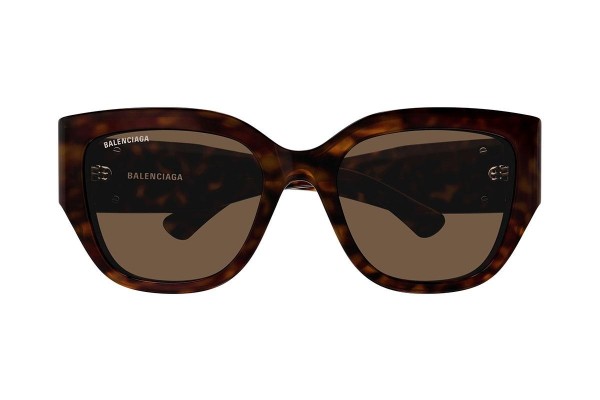 Sonnenbrille Balenciaga BB0323SK 003 Rechteck Havanna