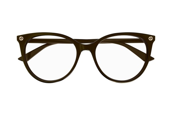 Glasses Gucci GG0093O 007 Rund Braun