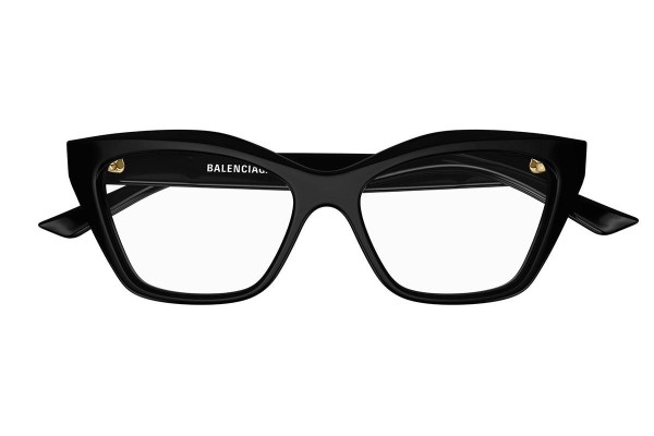 Glasses Balenciaga BB0342O 005 Cat Eye Schwarz