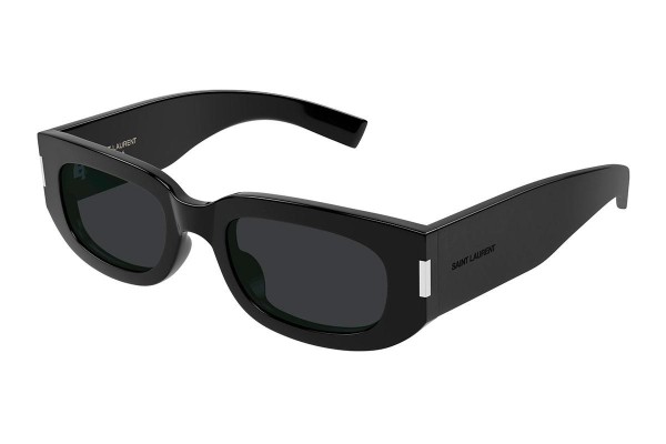 Sonnenbrille Saint Laurent SL697 001 Oval Schwarz