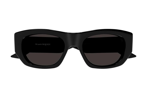 Sonnenbrille Alexander McQueen AM0450S 001 Rechteck Schwarz