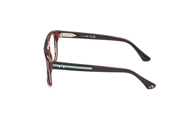 Glasses Web WE5434 052 Quadratisch Havanna