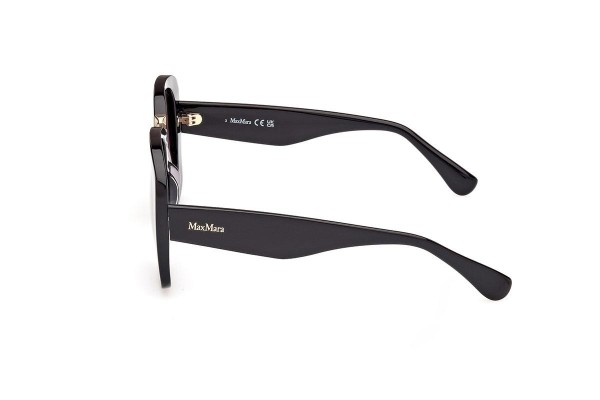 Sonnenbrille Max Mara MM0092 01A Rund Schwarz