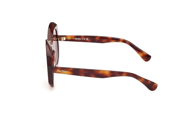 Sonnenbrille Max Mara MM0087 52E Rund Havanna