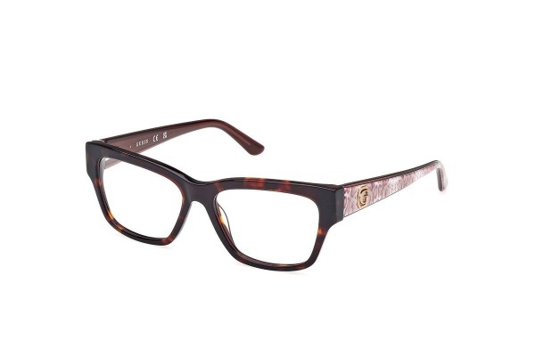 Glasses Guess GU50126 052 Rechteck Havanna