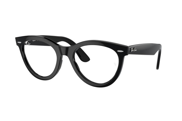 Glasses Ray-Ban RX2241V 2000 Oval Schwarz