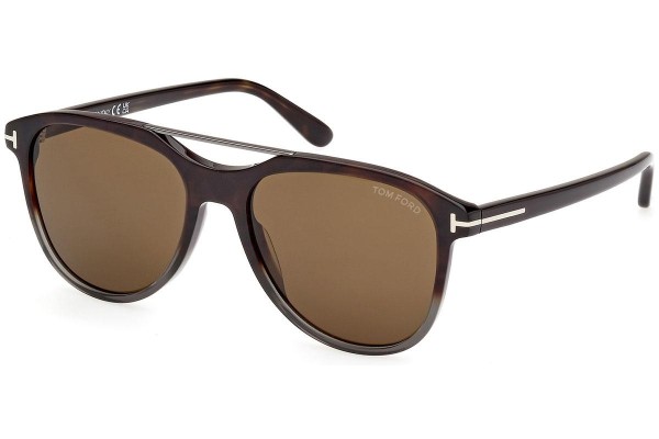 Sunglasses Tom Ford FT1098 55J Quadratisch Havanna