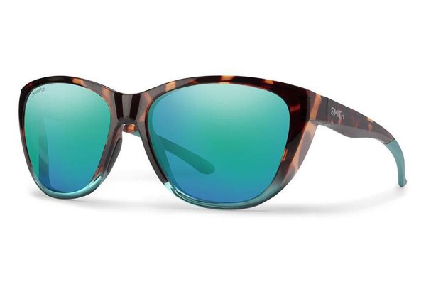 Sonnenbrille Smith SHOAL LJT/QG Polarized Rund Havanna