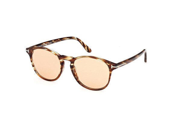 Sunglasses Tom Ford FT1097 55E Rund Havanna