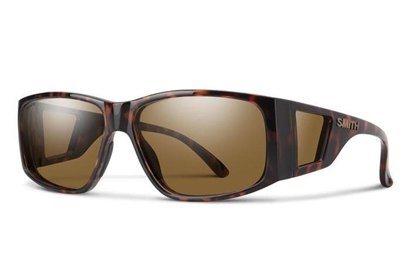 Sonnenbrille Smith MONROEPEAK 086/L5 Polarized Rechteck Havanna