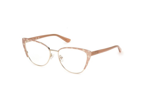 Glasses Guess GU50121 059 Cat Eye Beige