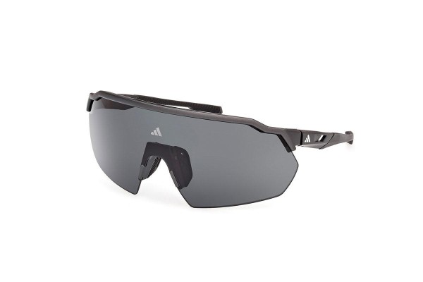 Sonnenbrille Adidas Sport SP0093 02D Polarized Monoscheibe | Shield Schwarz