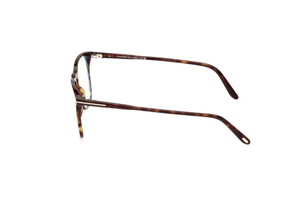 Glasses Tom Ford FT5937-B 052 Rechteck Havanna