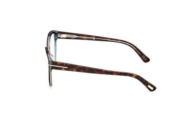 Glasses Tom Ford FT5954-B 055 Cat Eye Havanna