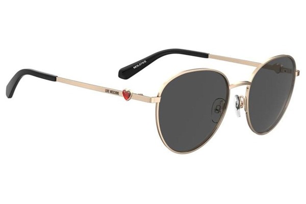 Sunglasses Love Moschino MOL074/S 000/IR Rund Gold