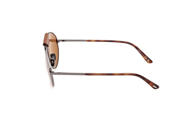 Sonnenbrille Tom Ford FT1095 08E Pilot Grau