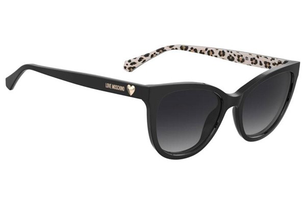 Sunglasses Love Moschino MOL072/S 7RM/9O Rechteck Schwarz