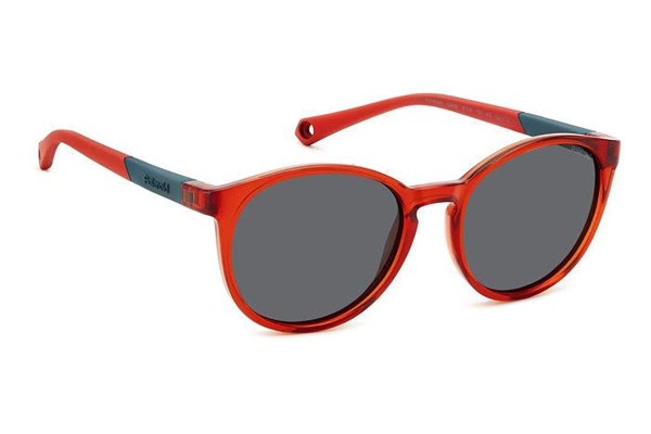 Sonnenbrille Polaroid Junior PLD8059/S C9A/M9 Polarized Rund Rot