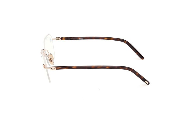 Glasses Tom Ford FT5934-B 028 Rechteck Gold