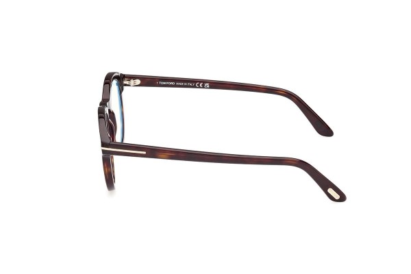 Brillen Tom Ford FT5940-B 052 Rund Havanna