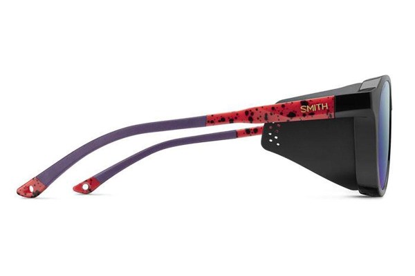 Sonnenbrille Smith VENTURE 3MR/DF Rund Schwarz