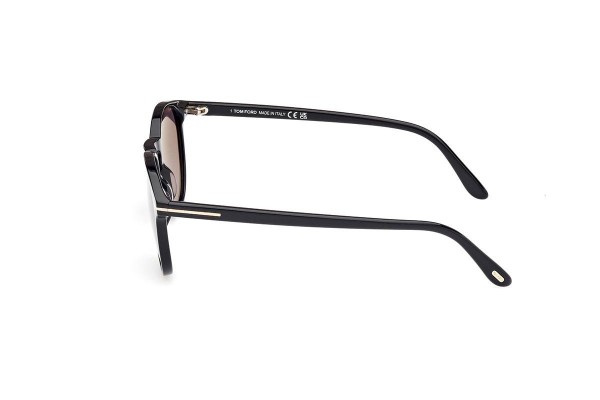 Sonnenbrille Tom Ford FT1097 01B Rund Schwarz