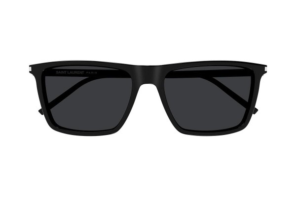 Sonnenbrille Saint Laurent SL668 001 Rechteck Schwarz