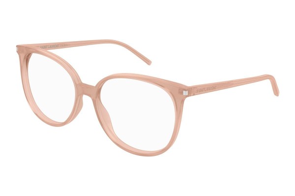 Glasses Saint Laurent SL39 009 Rund Orange